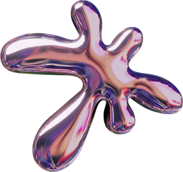 Pressed Molten Metallic Asterisk